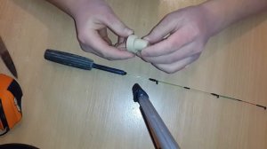 Как сделать зимнюю удочку для блеснения