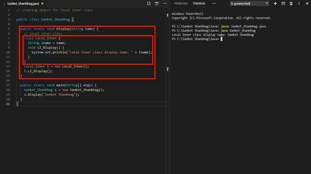 Inner Class (Java) смотреть онлайн