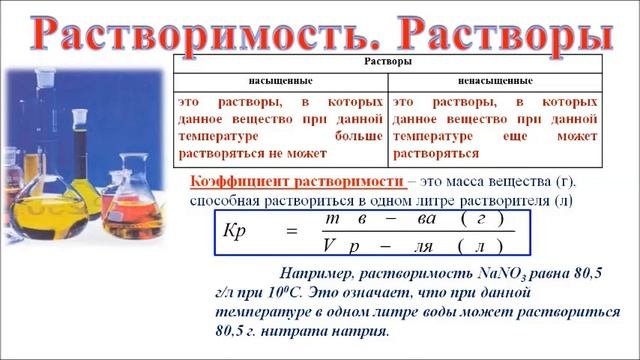 Массовая доля вещества. Химия 8 класс смотреть онлайн