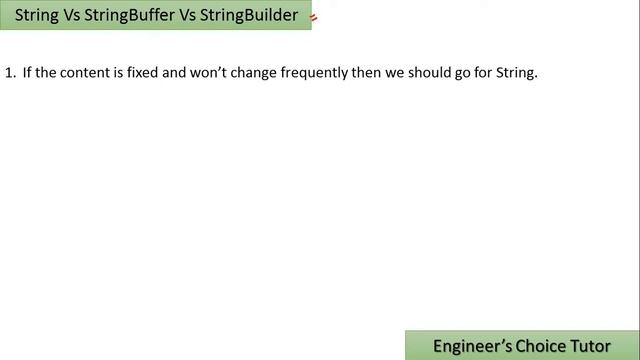 String vs StringBuffer vs StringBuilder || Java interview question 2021 смотреть онлайн