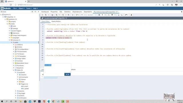 FUNCIONES Para MANEJAR CARACTERES SUBSTRING y TRIM Curso de PostgreSQL #49 смотреть онлайн