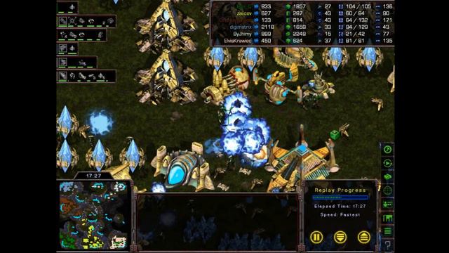 Starcraft: TTP 3v3 PPZ BGH Big Game Hunters - Replay смотреть онлайн