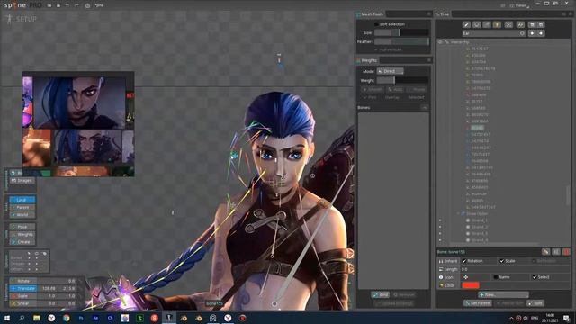 Making of JINX [ARCANE] Live Wallpaper [Photoshop Spine After Effects] TimeLaps смотреть онлайн