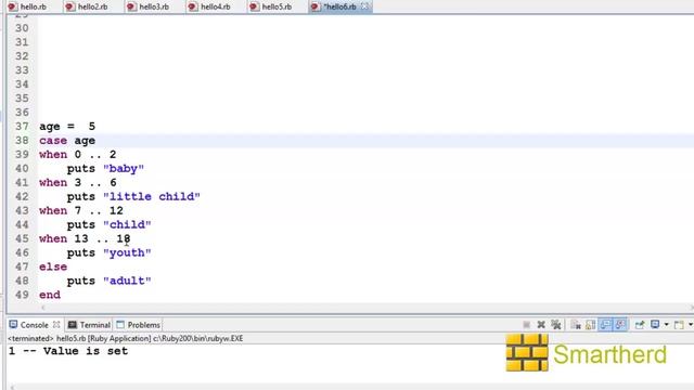#10 Ruby Tutorial - Conditional Statements - 2 смотреть онлайн