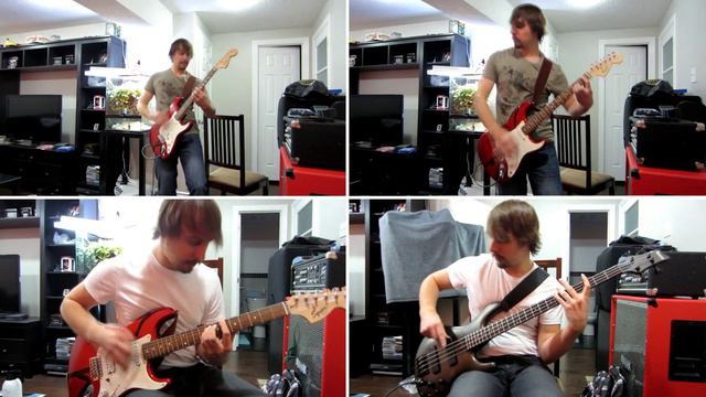 Redlight King - Comeback (HD guitar & bass cover) смотреть онлайн