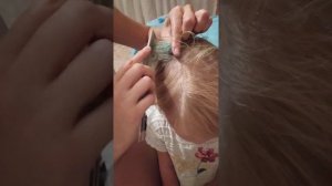 Как снять пластилин с волос