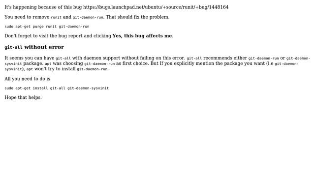 Ubuntu: "Unable to connect to Upstart" error when installing git-all (5 Solutions!!) смотреть онлайн