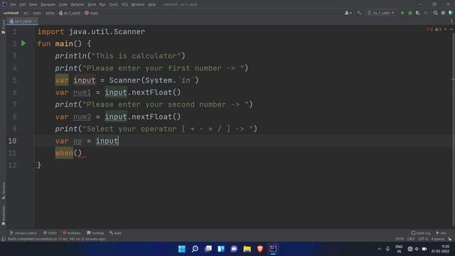 Kotlin Calculator | Exercise - 1 | | Kotlin complete course in Hindi | #37 смотреть онлайн