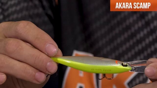Воблер AKARA Scamp 95F. Хороший универсальный воблер для троллинга и кастинга. смотреть онлайн