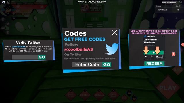 NEW UPDATE CODES [700 MILLION VISITS ] ALL CODES! Anime Dimensions Simulator ROBLOX | 21 NOV 2022