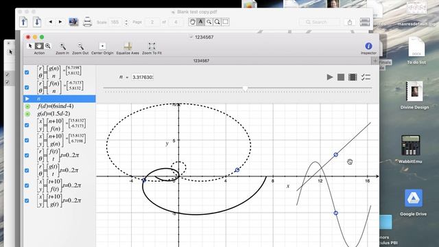 r=6sin(theta)-4 vs r=1.5(theta)-2 смотреть онлайн
