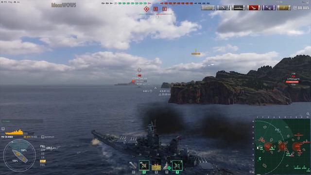 World of WarShips | Iowa | 9 KILLS | 208K Damage - Replay Gameplay 4K 60 fps смотреть онлайн