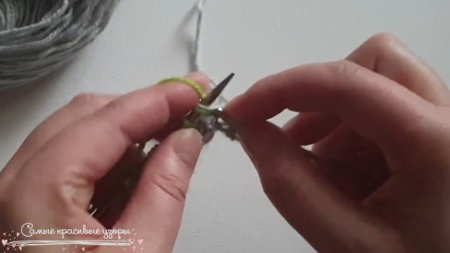 Объемный узор спицами 