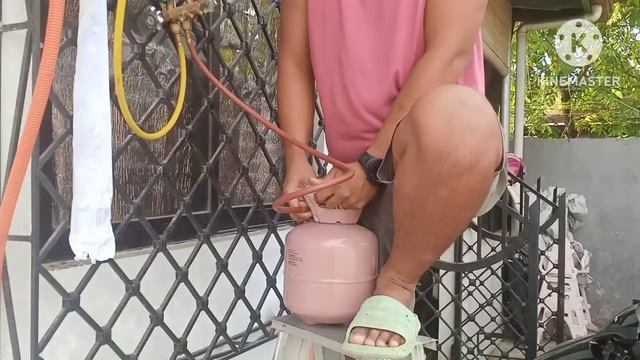Freon Charging Samsung Digital Inverter Split Type/paano Mag Karga Ng Freon Split Type Aircon