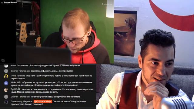 Аниме схема - Григорий в гостях на стриме у Comradr Major смотреть онлайн