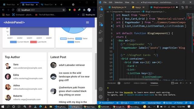 #3 Build Adminpanel with React and Material ui| Reactjs tutorial for beginners in hindi| GreatCoder смотреть онлайн