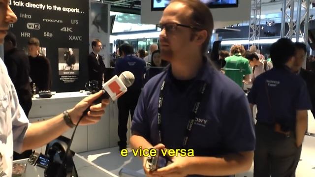 Sony HDR-MV1 - Cinematografico na IBC 2013 смотреть онлайн