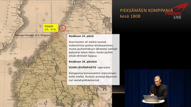 Pieksämäen komppania Suomen sodassa 1808-1809 (ke 19.10.2022) Luennoitsijana Asko Hankilanoja смотреть онлайн