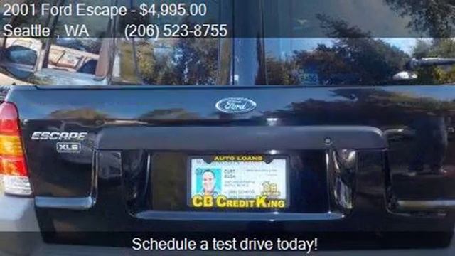 2001 Ford Escape XLS 4WD 4dr SUV For Sale In Seattle , WA 98