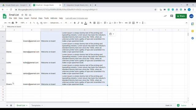 Send emails from Google Sheets with Gmail - automatically NoCode смотреть онлайн