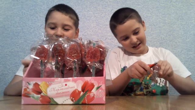 Распаковка ! Тима и Валера. Съедобные цветы. смотреть онлайн