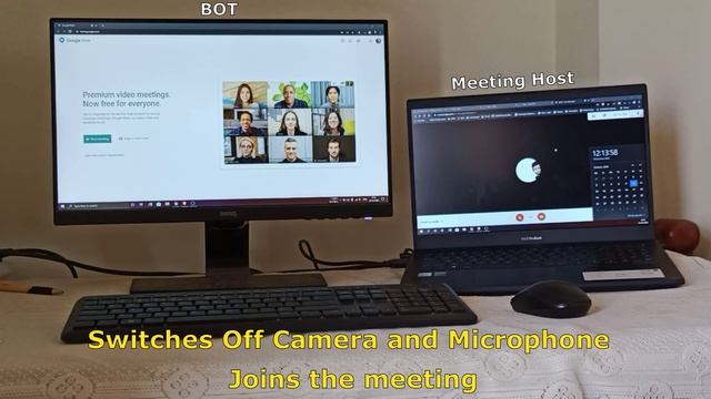 How my Google Meet Bot attends my online classes (Tutorial) смотреть онлайн