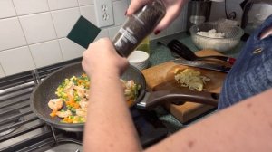 Fried rice жаренный рис￼ с Креветками￼