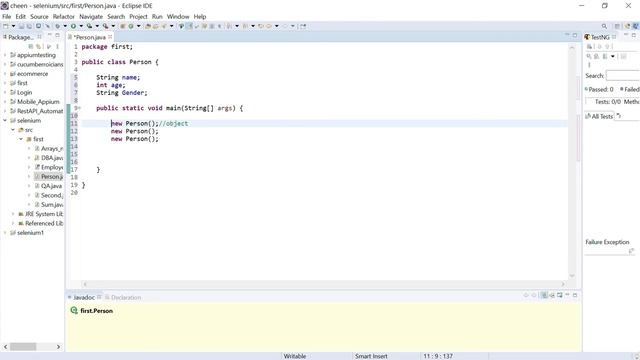 Java Programming Tutorial - Part 11- Objects & Classes смотреть онлайн