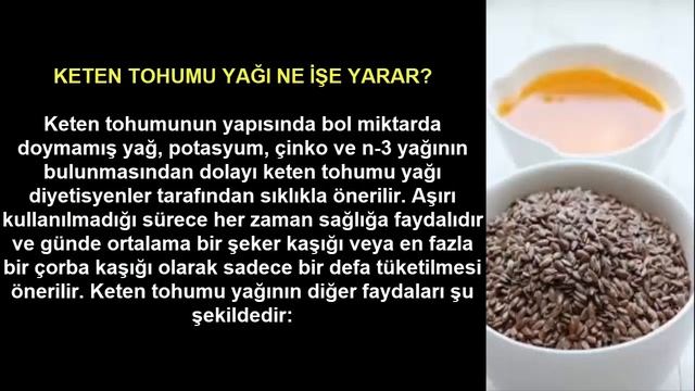 KETEN TOHUMU HAKKINDA HER ŞEY NE İŞE YARAR NASIL KULLANILIR FAYDALARI YAĞI ZAYIFLATIR MI смотреть онлайн