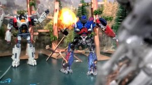 Transformers: Optimus Prime vs Megatron/ Forest Battle | Stop Motion Animation