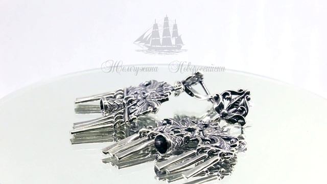 30016 БИЖУТЕРИЯ, СЕРЬГИ, ЖЕМЧУЖИНА НОВОРОССИЙСКА