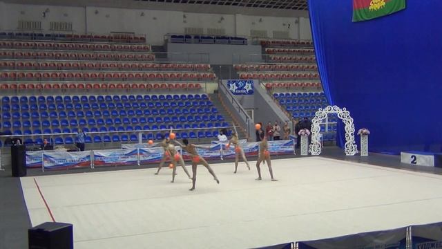 Групповые упражнения, мяч, команда тр. Величко Г., Кубок главы Краснодара, 16.11.2020 смотреть онлайн