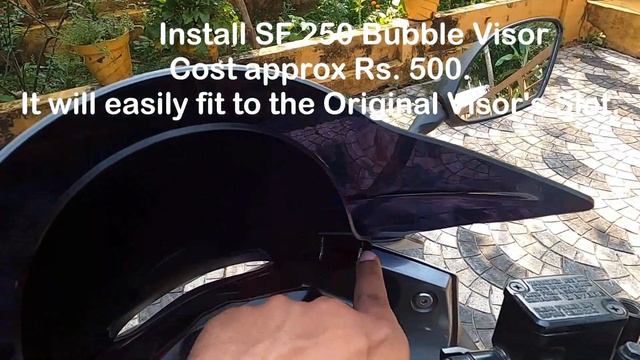 SUZUKI GIXXER SF250/150 CUSTOM VISOR / WINDSHIELD смотреть онлайн