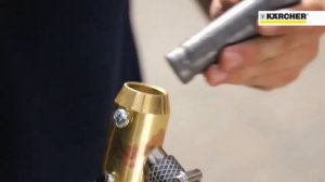 Очистка пескоструйной насадкой Karcher