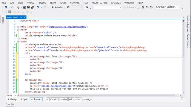 Java Jam Menu page смотреть онлайн