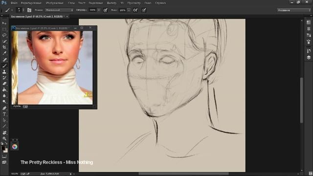 Training Sketch by EAF (Speed Paint in Photoshop CC) 2014 смотреть онлайн
