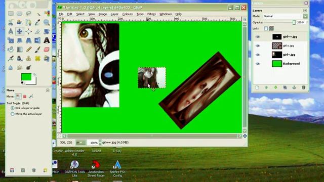 Make a photo collage with Gimp смотреть онлайн