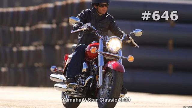 #646. Один из лучших мотоциклов Yamaha V Star Classic 2010 смотреть онлайн