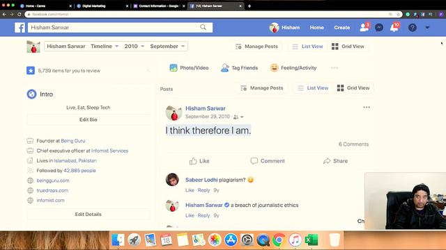 #8 DM Course | Facebook | Exploring Facebook Profile In Detail