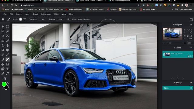 Color Replace Tool Pixlr E смотреть онлайн
