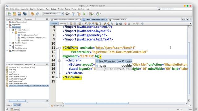 19 JAVA FX interface design FXML смотреть онлайн