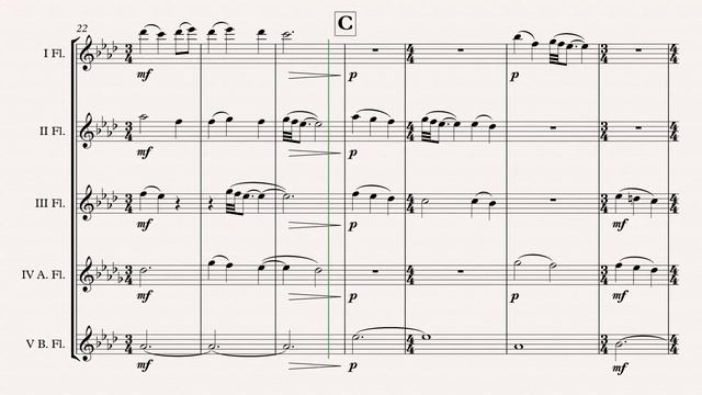 „Vide Cor Meum“ Flute Choir arr. Adrian Wagner (Patrick Cassidy) смотреть онлайн