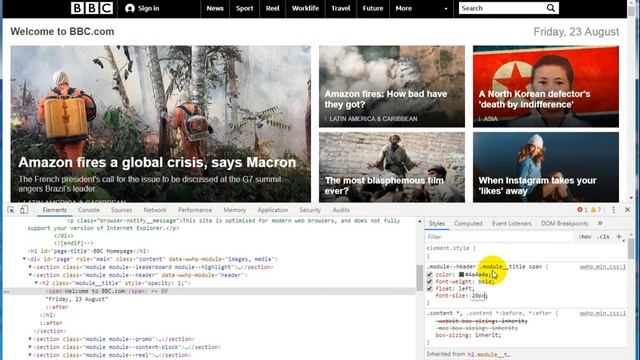 Курс от Udemy. Урок 5. Практика на реальном сайте. смотреть онлайн