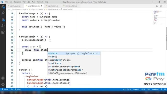 #23 Login User REST API Setup - Front End - Amazon Clone MERN Stack - Hindi смотреть онлайн