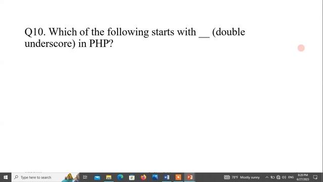 PHP Exit Exam Part 1 смотреть онлайн