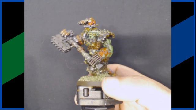 Warhammer 40K Ork Warboss in Mega Armour Proxy : The Gearguts Armoured Broozer Boss Showcase смотреть онлайн