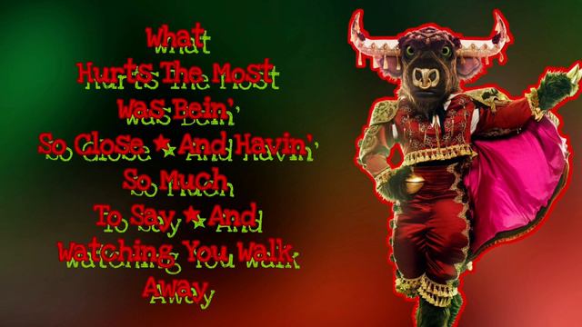 Bull Performs "What Hurts The Most" By Rascal Flatts (Lyrics) | The Masked Singer смотреть онлайн