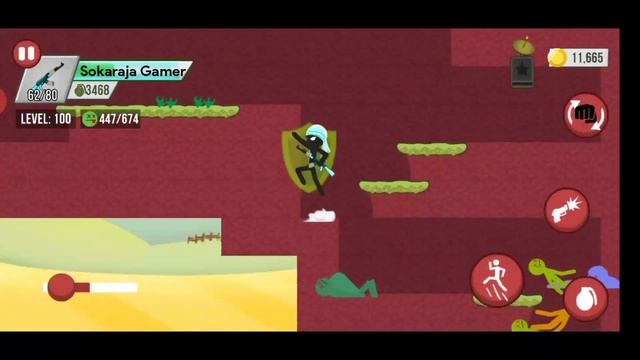 600 Zombie Chapter 3 Yellow Fields Level 100 Stickman Zombie Shooter Android game смотреть онлайн