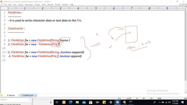 Java File Handling | FileWriter Part01 смотреть онлайн