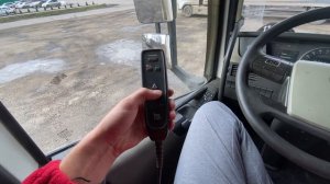 Прописка, настройка клавиши уровня пола Volvo fh12 (робот)